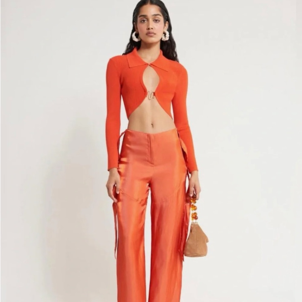 Cult Gaia Viola Knit Top